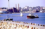 New Bedford, Massachusetts-view from harbor